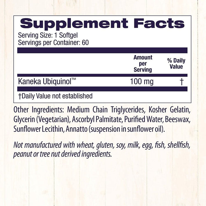 Healthy Origins Ubiquinol 100mg 60 Softgels | Premium Supplements at MYSUPPLEMENTSHOP