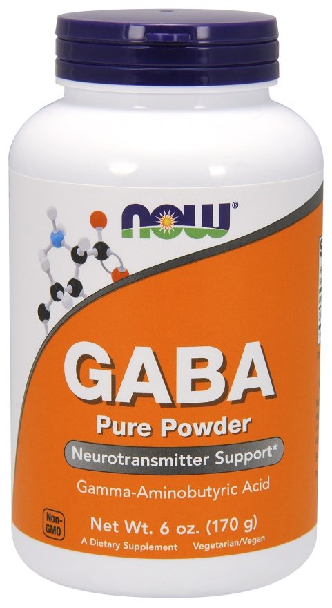 NOW Foods GABA 170g - Pure Powder - Sports Nutrition at MySupplementShop by NOW Foods