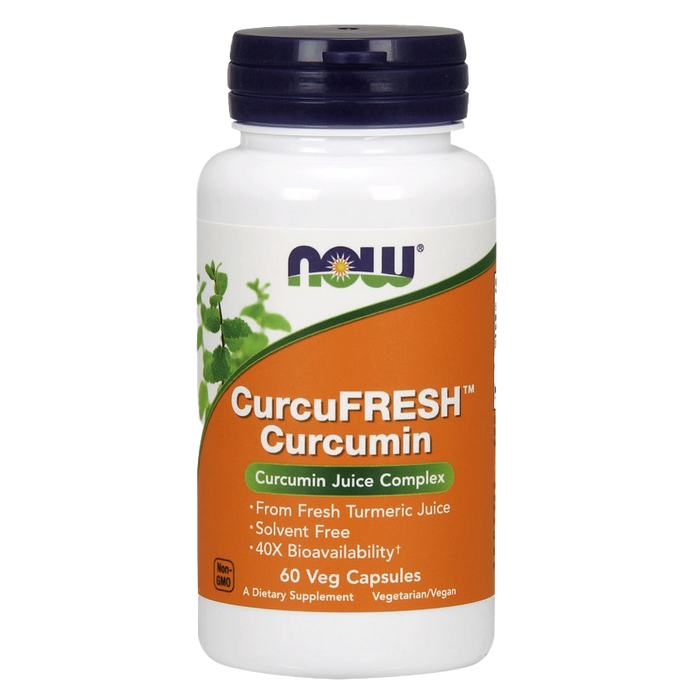 NOW Foods CurcuFRESH Curcumin, Capsules - 60 vcaps