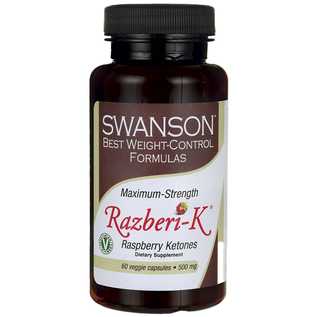 Swanson Razberi-K, 500mg Maximum Strength - 60 vcaps