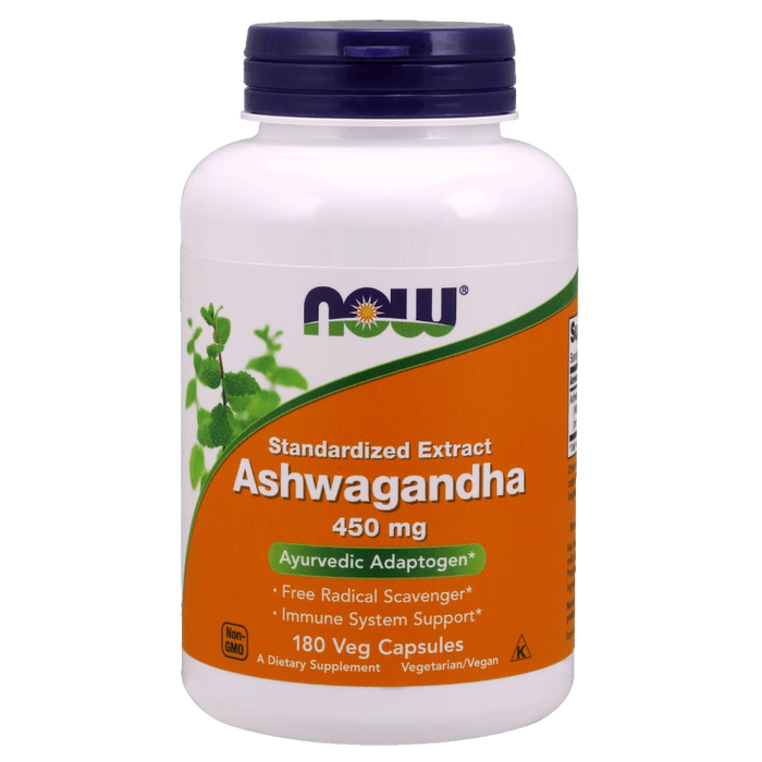 NOW Foods Ashwagandha Extract, 450mg - 180 vcaps