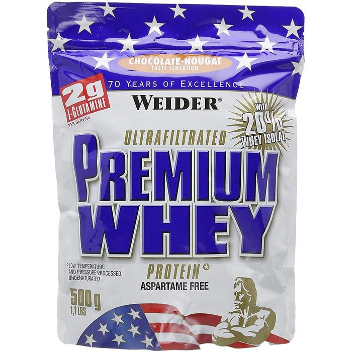 Weider Premium Whey, Erdbeer-Vanille – 500 Gramm