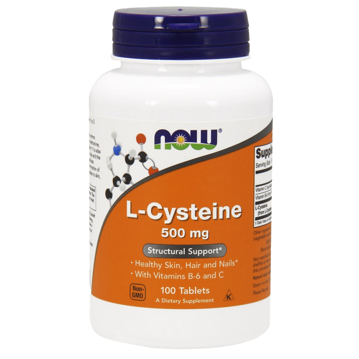 NOW Foods L-Cystein, 500 mg – 100 Tabletten