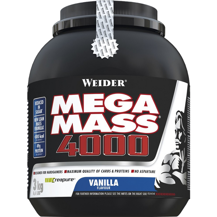 Weider Mega Mass 4000, Schokolade – 3000 Gramm