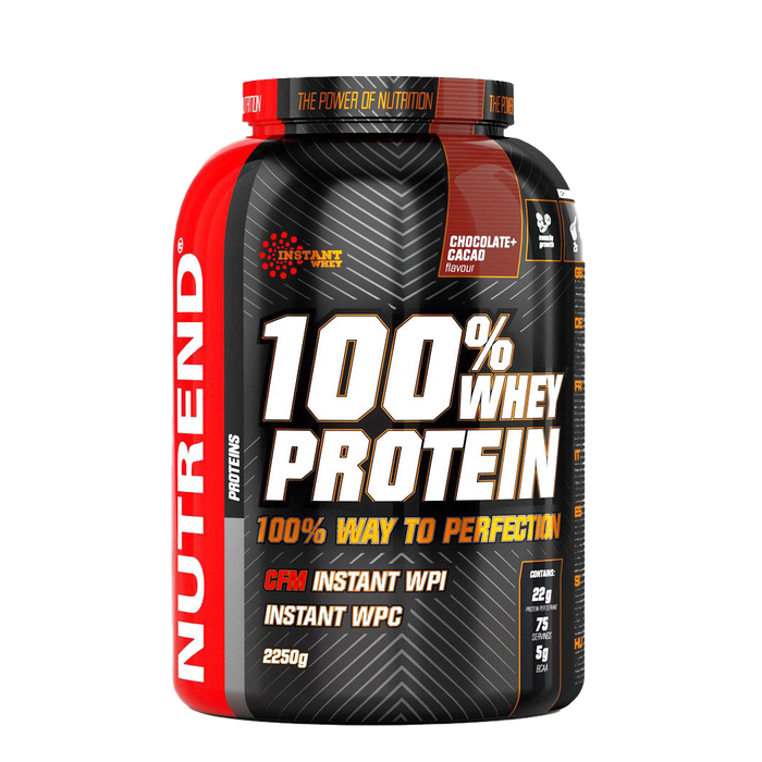 Nutrend 100% Whey Protein, Chocolat Cacao - 2250 grammes