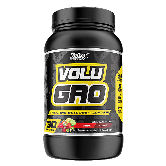 Nutrex Volu Gro, Fruchtpunsch – 1284 Gramm