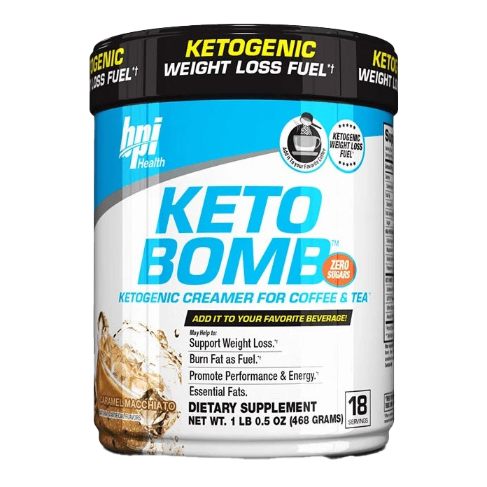 BPI Sports Keto Bomb, Caramel Macchiato – 468 Gramm