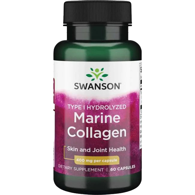 Swanson Type I Hydrolyzed Marine Collagen - 60 caps