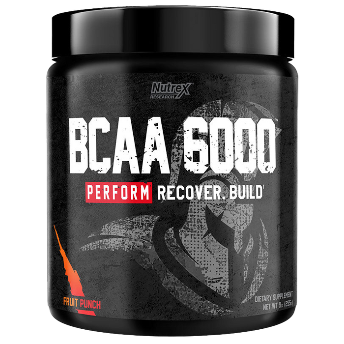 Nutrex BCAA 6000, Fruit Punch - 255 grams