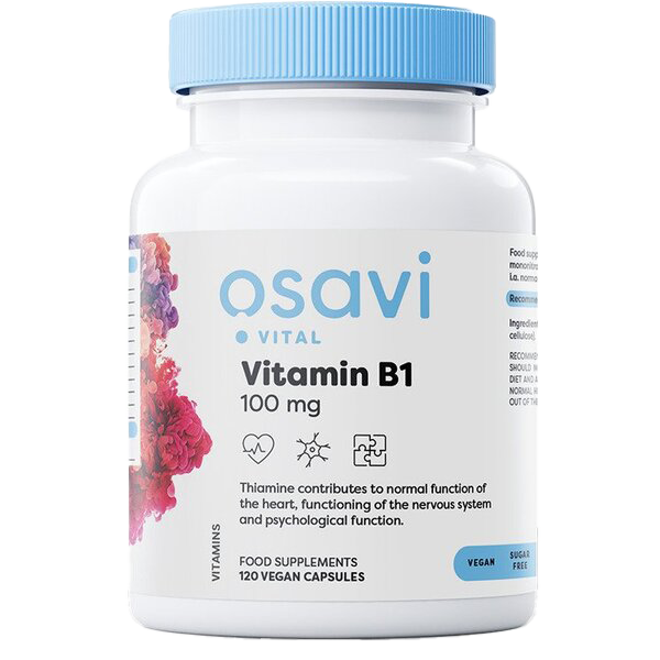 Osavi Vitamin B1, 100 mg – 120 vegane Kapseln