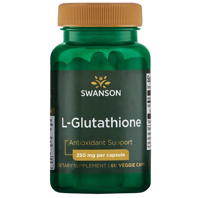 Swanson L-Glutathione, 250mg - 60 vcaps