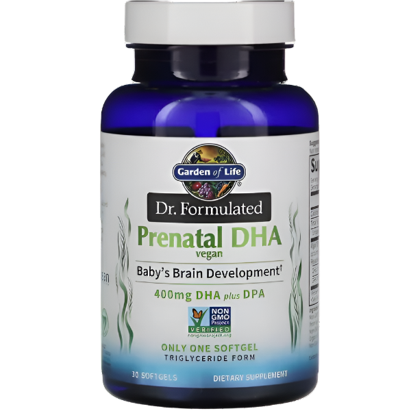 Garden of Life Dr. Formulated Vegan Prenatal DHA – 30 Kapseln