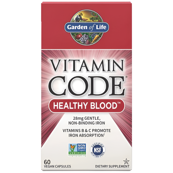 Garden of Life Vitamin Code Healthy Blood - 60 vegan caps