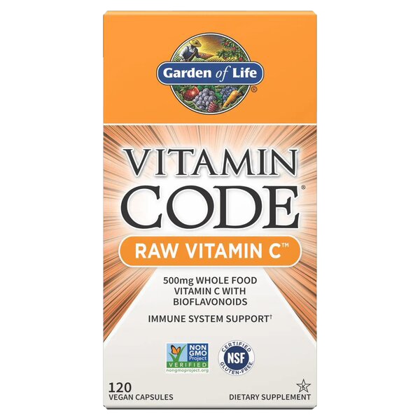 Garden of Life Vitamin Code Raw Vitamin C - 120 vegan caps