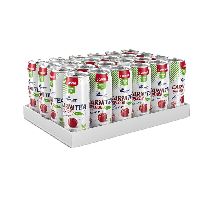 Olimp Nutrition Carni Tea Xplode Zero, Cherry - 24 x 330 ml.