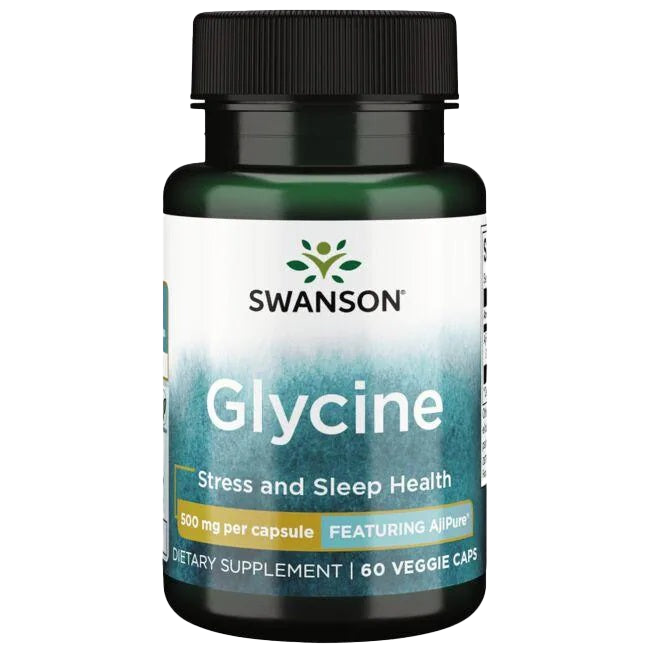 Swanson Glycin, 500 mg – 60 Kapseln