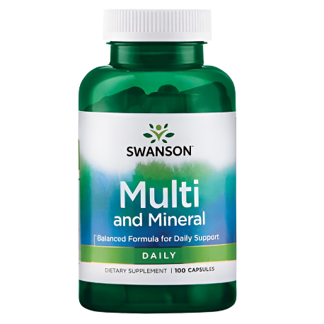 Swanson Multi und Mineral – 100 Kapseln