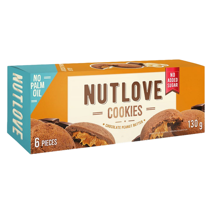 Allnutrition Nutlove Cookies, Schokoladen-Erdnussbutter – 6 Kekse