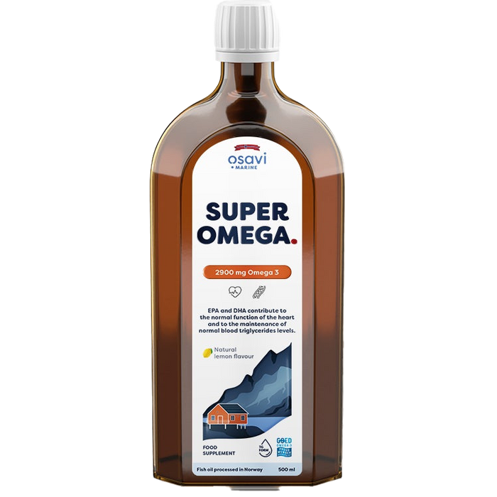 Osavi Super Omega 2900mg Omega 3 (Lemon)  500 ml.