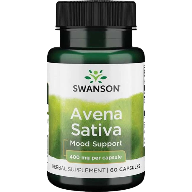 Swanson Avena Sativa, 400mg - 60 caps