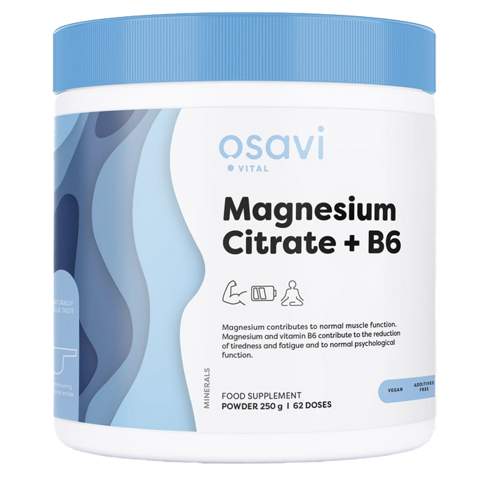 Osavi Magnesium Citrate + B6 Powder  250g