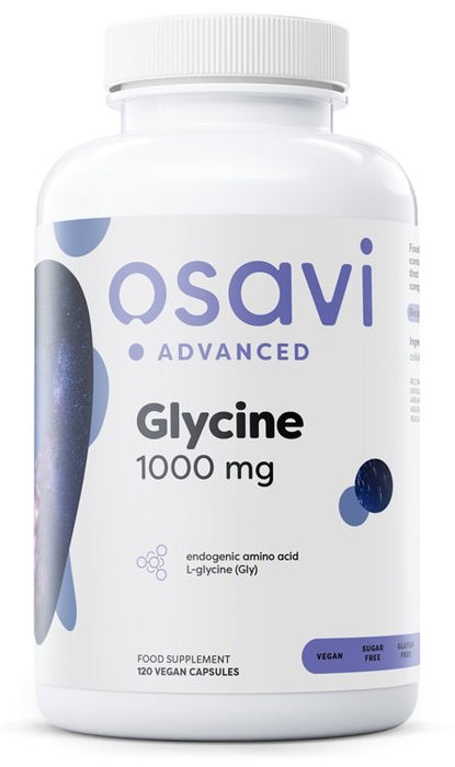 Osavi Glycine 1000mg  120 vegan caps - Amino Acids and BCAAs at MySupplementShop by Osavi