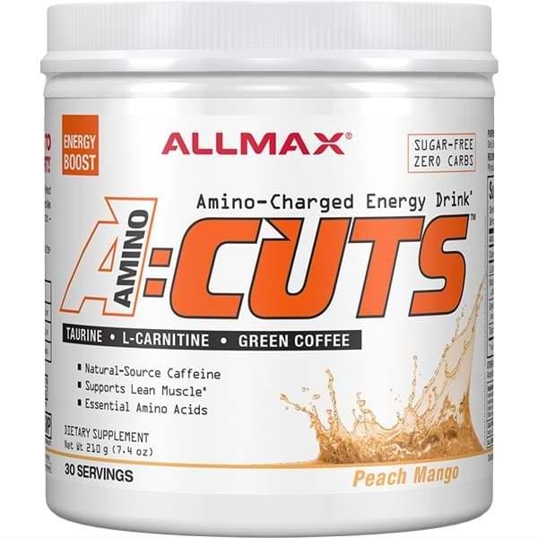 AllMax Nutrition AminoCuts A:Cuts Peach Mango 210g at the cheapest price at MYSUPPLEMENTSHOP.co.uk