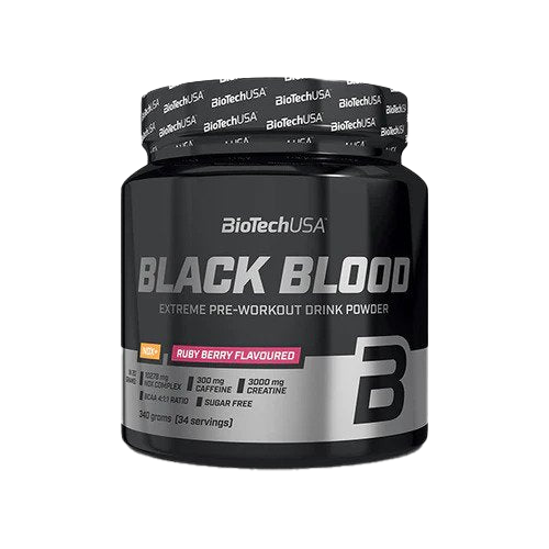 BioTechUSA Black Blood NOX+ Tropical Fruit 330g for Energy Boost