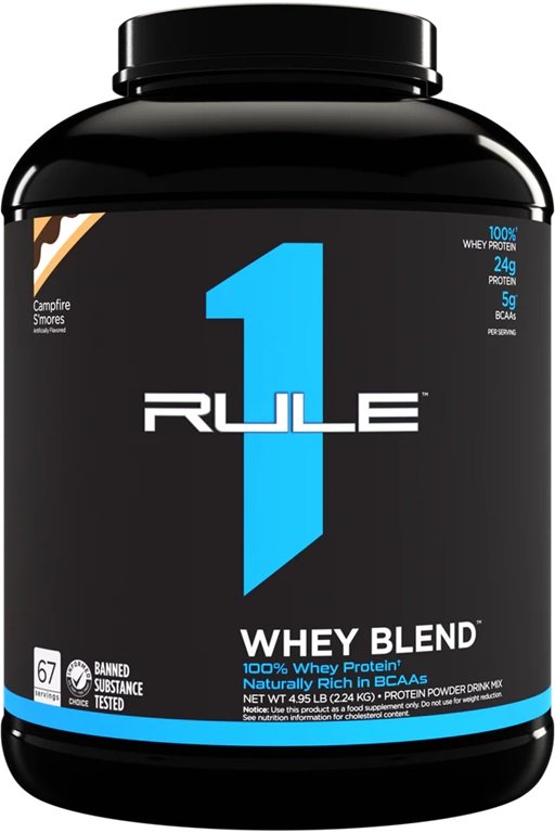 R1 Whey Blend, Campfire S'mores - 2240g | Premium Sports Nutrition at MYSUPPLEMENTSHOP.co.uk