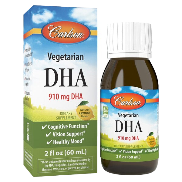 Vegetarian DHA, Natural Lemon - 60 ml.