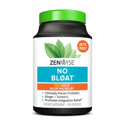 Zenwise No Bloat 100 caps - Sports Supplements at MySupplementShop by Zenwise