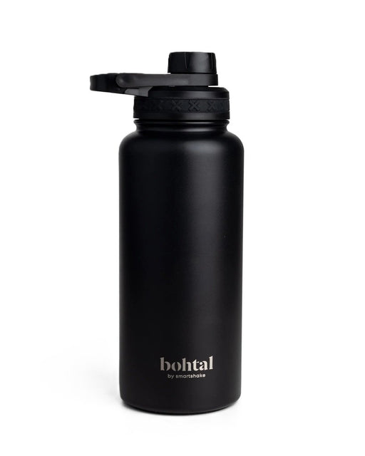 SmartShake Bohtal Insulated Sports Bottle, Black 960 ml - Sports Supplements at MySupplementShop by SmartShake