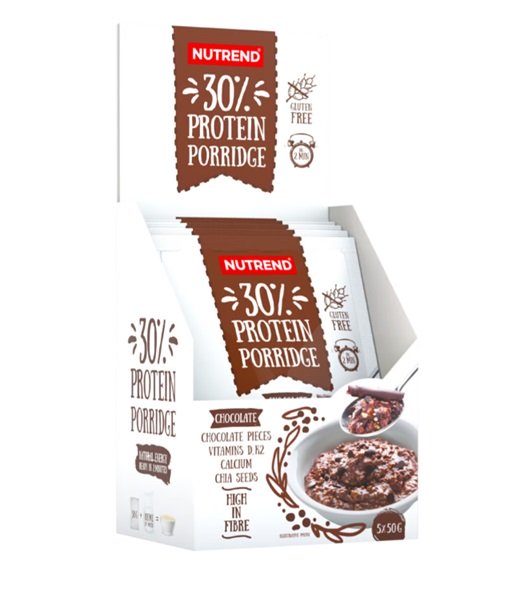 30% Protein Porridge - 5 x 50g - Chocolate - Health Foods at MySupplementShop by Nutrend