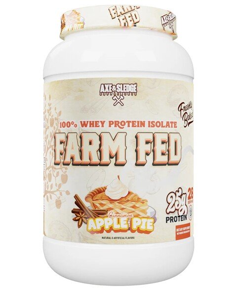 Axe & Sledge Farm Fed 840g - Cinnamon Apple Pie - Protein at MySupplementShop by Axe & Sledge