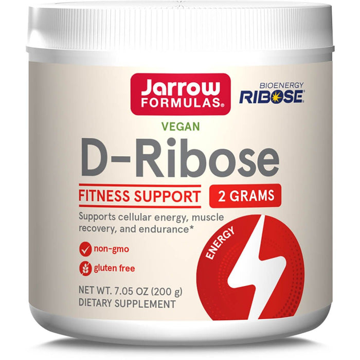 Jarrow Formulas D-Ribose 7.5 oz (200g) - Special Formula at MySupplementShop by Jarrow Formulas