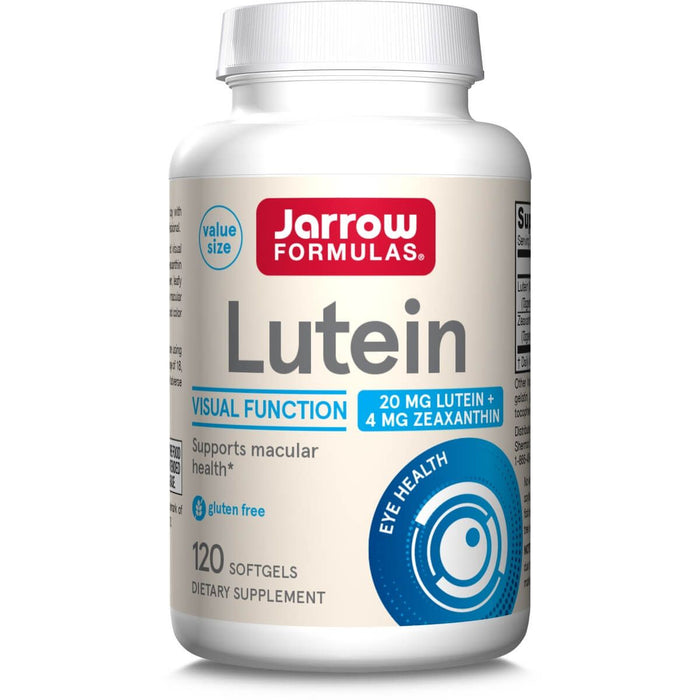 Jarrow Formulas Lutein 20mg & Zeaxanthin 4mg 120 Softgels - Health and Wellbeing at MySupplementShop by Jarrow Formulas