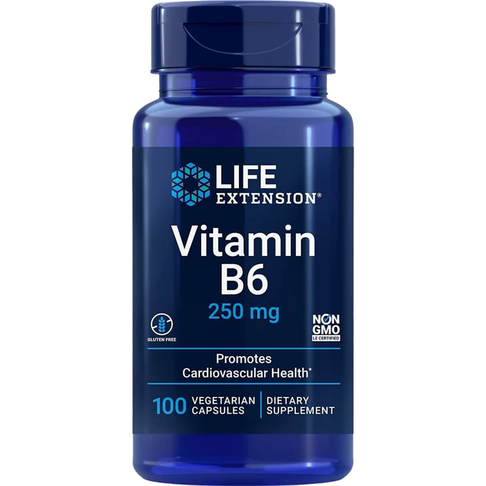 Life Extension Vitamin B6 250 mg 100 Vegetarian Capsules