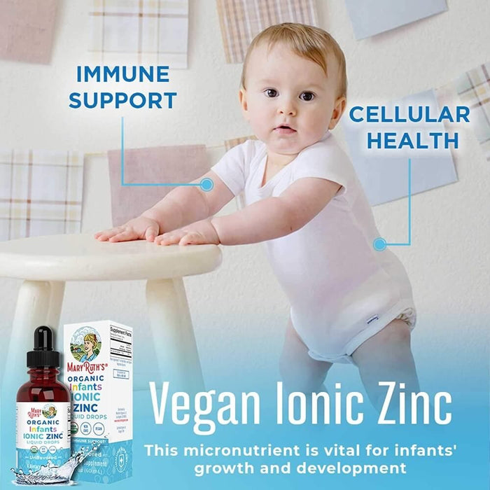 MaryRuth's Infant Ionic Zinc Drops (Unflavoured) 2 oz | Premium Supplements at MYSUPPLEMENTSHOP