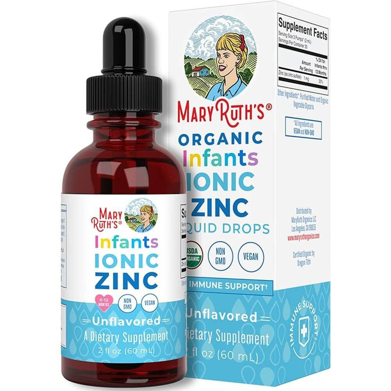 MaryRuth's Infant Ionic Zinc Drops (Unflavoured) 2 oz | Premium Supplements at MYSUPPLEMENTSHOP