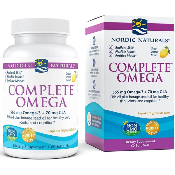 Nordic Naturals Complete Omega 3,6,9 60 Softgels (Lemon) | Premium Supplements at MYSUPPLEMENTSHOP