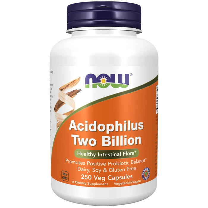 NOW Foods Acidophilus 2 Billion 250 Veg Capsules - Vitamins & Supplements at MySupplementShop by Now Foods