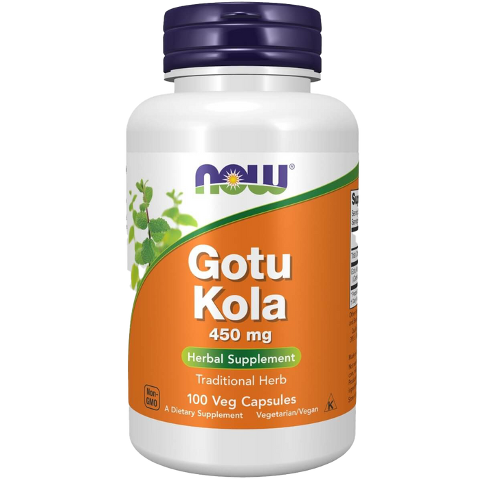 NOW Foods Gotu Kola 450 mg 100 Veg Capsules