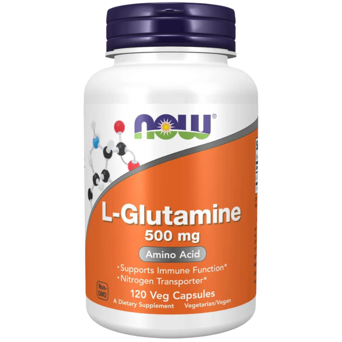 NOW Foods L-Glutamine 500 mg 120 gélules végétales