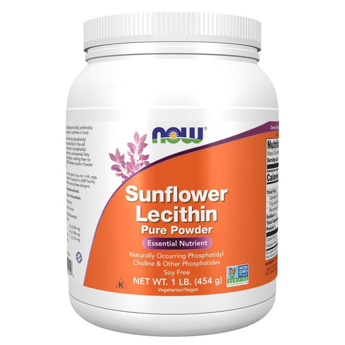 NOW Foods Sunflower Lecithin Pure Powder 1lb (454g) - Health Foods at MySupplementShop by Now Foods