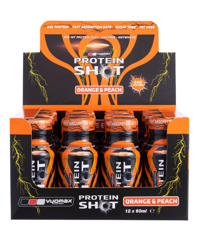 MySupplementShop Protein Shot Vyomax Protein Shots 12 x 60ml by Vyomax Nutrition