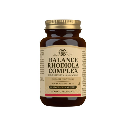 Solgar Balance Rhodiola Complex Vegetable Capsules Pack of 60 at MySupplementShop.co.uk