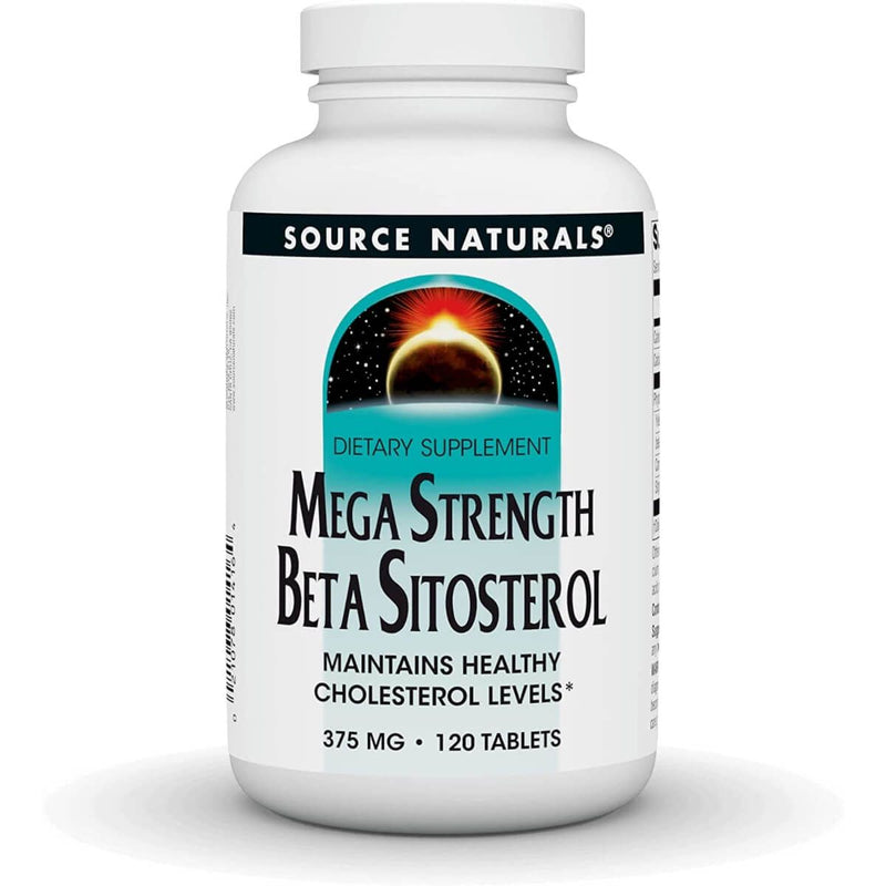 Source Naturals Beta-Sitosterol Mega Strength 375mg 120 Tablets | Premium Supplements at MYSUPPLEMENTSHOP