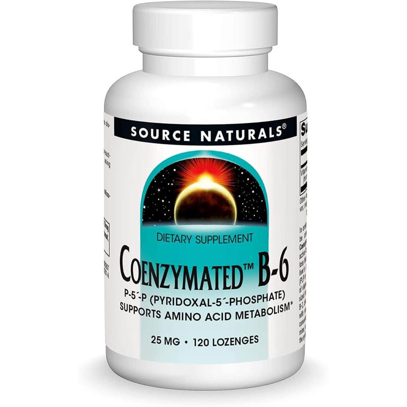 Source Naturals Coenzymated Vitamin B-6 25mg 120 Peppermint Lozenge | Premium Supplements at MYSUPPLEMENTSHOP