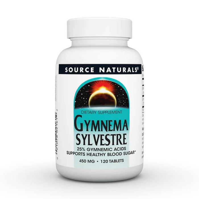 Source Naturals Gymnema Sylvestre 450mg 120 Tablets - Energy & Vitality at MySupplementShop by Source Naturals