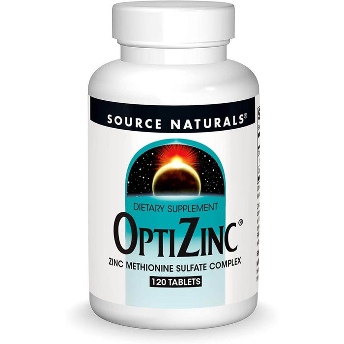 Source Naturals Optizinc 30mg 120 Tablets - Immune Support at MySupplementShop by Source Naturals